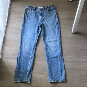 Abercrombie + Fitch jeans, The 90s Slim Straight Ultra High Rise, size 30/10r
